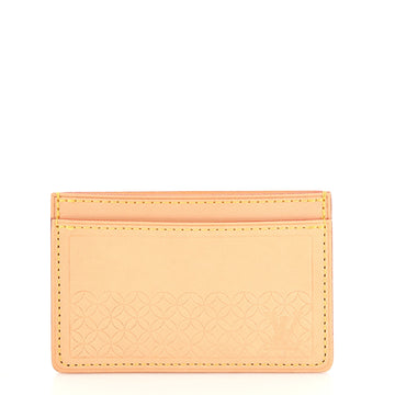 Louis Vuitton Blossom Card Holder Vachetta Leather