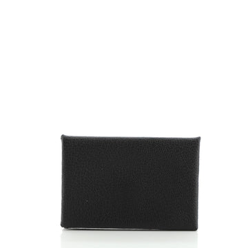 Hermes Calvi Card Holder Chevre Chamkila