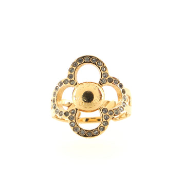 Louis Vuitton Flower Power Ring Metal with Crystals