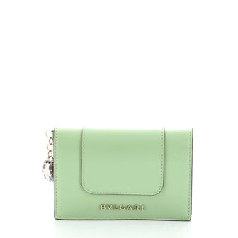 Bvlgari Serpenti Forever Bifold Card Case Leather