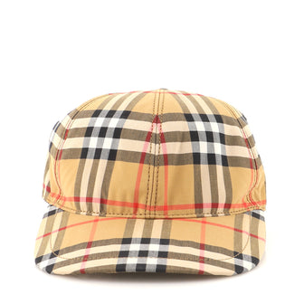 Burberry Baseball Cap Vintage Check Canvas
