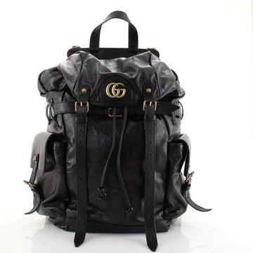 Gucci GG Marmont Multipocket Backpack Leather Large