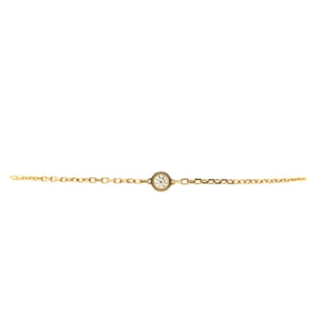 Cartier Diamants Legers Bracelet 18K Yellow Gold and Diamond Small