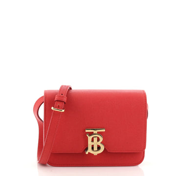 Burberry TB Flap Bag Leather Mini