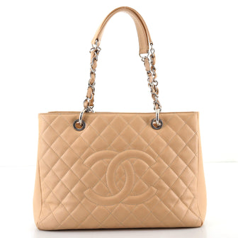 Chanel Grand Shopping Tote Quilted Caviar