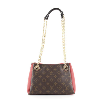 Louis Vuitton Surene Handbag Monogram Canvas with Leather BB