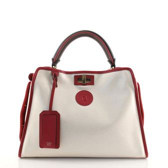Fendi Peekaboo Bag Rigid Leather Regular