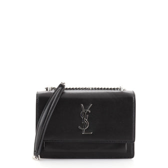 Saint Laurent Sunset Chain Wallet Leather