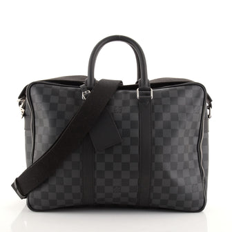 Louis Vuitton Icare NM Laptop Bag Damier Graphite Black