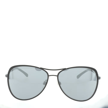 Chanel Pilot Summer Aviator Sunglasses Metal