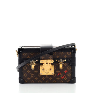 Louis Vuitton Petite Malle Handbag Monogram Canvas