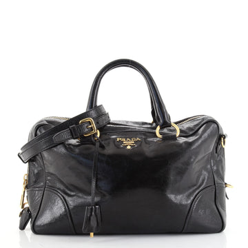 Prada Convertible Bauletto Bag Vitello Shine Medium