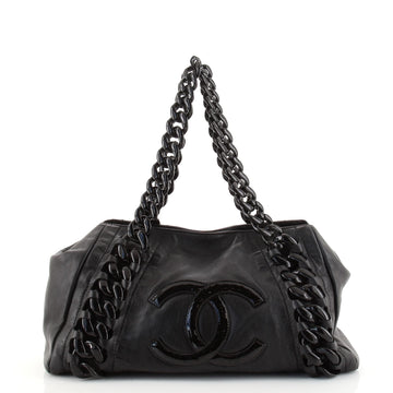 Chanel Resin Modern Chain Tote Calfskin East West
