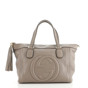 Gucci Soho Zip Tote Leather Small