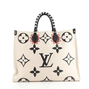 Louis Vuitton OnTheGo Tote Limited Edition Crafty Monogram Empreinte Giant GM