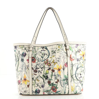 Gucci Nice Tote Floral Printed Leather Medium
