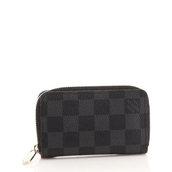 Louis Vuitton Zippy Coin Purse Damier Graphite Vertical