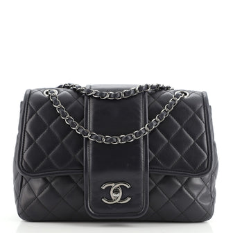 Chanel Elementary Chic Flap Bag Quilted Lambskin Medium