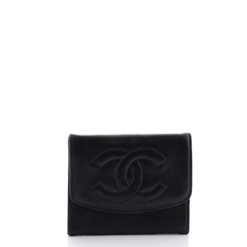 Chanel Vintage Timeless CC Flap Card Case Lambskin
