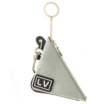 Louis Vuitton Triangle Key Pouch Limited Edition Titanium Monogram Canvas