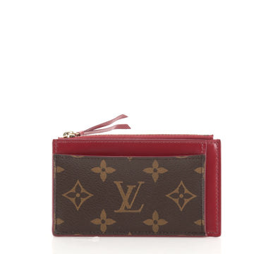 Louis Vuitton Zipped Card Holder NM Monogram Canvas