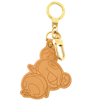 Louis Vuitton Panda Keychain Vachetta Leather