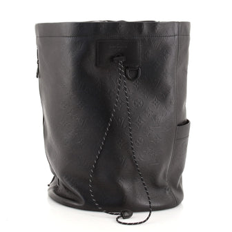 Louis Vuitton Chalk Backpack Monogram Shadow Leather