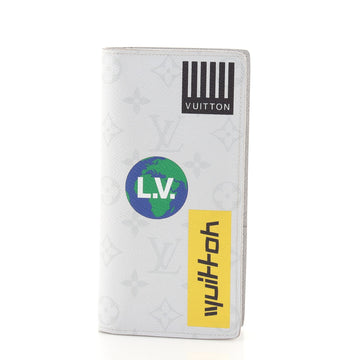 Louis Vuitton Brazza Wallet Limited Edition Logo Story Monogram Canvas