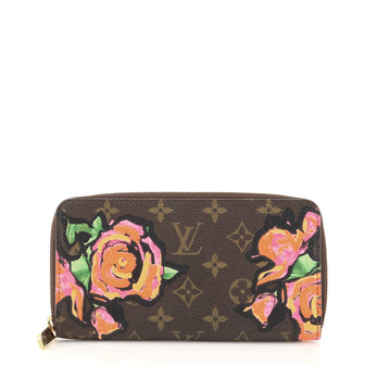Louis Vuitton Zippy Wallet Limited Edition Monogram Roses