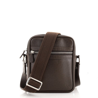 Louis Vuitton Dimitri Messenger Bag Taiga Leather Small