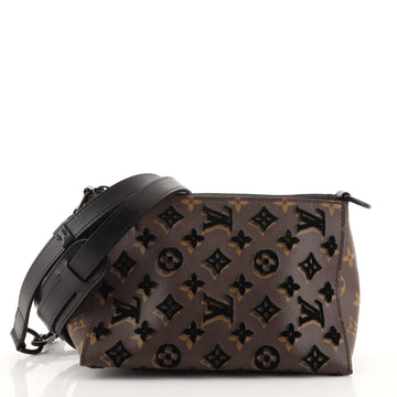 Louis Vuitton Triangle Messenger Monogram Tuffetage Canvas