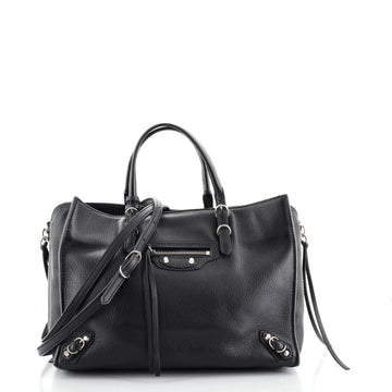 Balenciaga Papier A4 Zip Around Classic Studs Bag Leather Mini