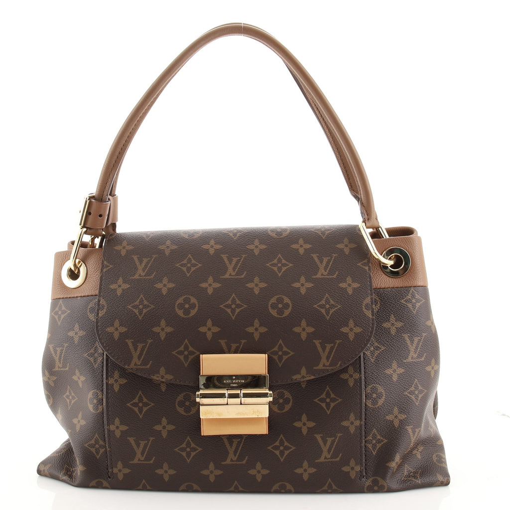 Louis Vuitton Olympe Handbag Monogram Canvas Brown