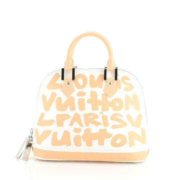 Louis Vuitton Alma Handbag Limited Edition Graffiti Leather MM