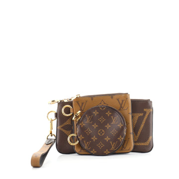 Louis Vuitton Trio Pouch Set Reverse Monogram Giant