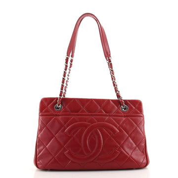 Chanel Timeless CC Shopping Tote Quilted Caviar Medium