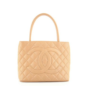 Chanel Medallion Tote Quilted Caviar