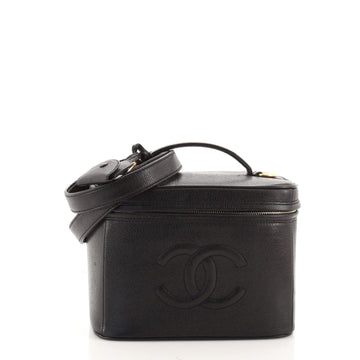 Chanel Vintage Timeless Vanity Case Caviar Small