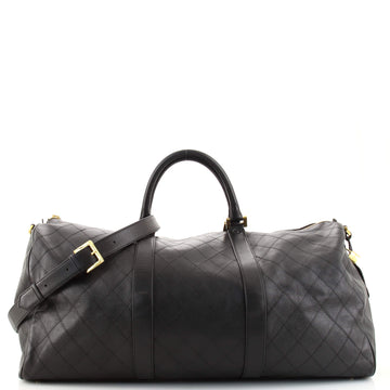 Vintage Diamond Stitch Boston Bag Quilted Lambskin XL
