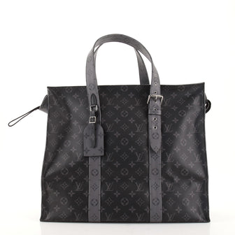 Louis Vuitton New Cabas Zippe Bag Reverse Monogram Eclipse GM