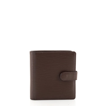 Louis Vuitton Porte-Billets Wallet Epi Leather Compact
