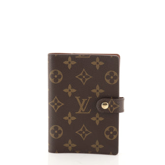 Louis Vuitton Ring Agenda Cover Monogram Canvas PM