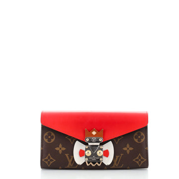 Louis Vuitton Sarah Wallet Limited Edition Totem Monogram Canvas