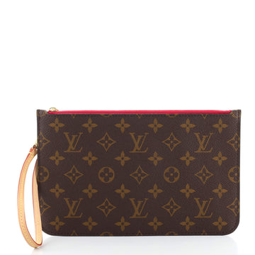 Louis Vuitton Neverfull Pochette Monogram Canvas Large