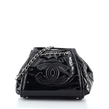 Chanel Lipstick Accordion Tote Patent Vinyl Small