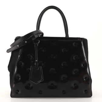 Fendi 2Jours Bag Tufted Patent and Calf Hair Medium