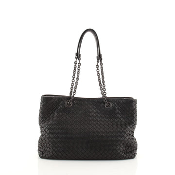 Bottega Veneta Double Chain Tote Intrecciato Nappa Medium