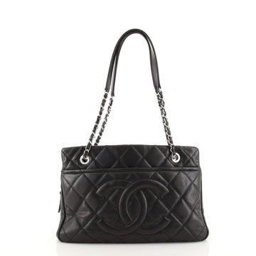 Chanel Timeless CC Shopping Tote Quilted Caviar Medium