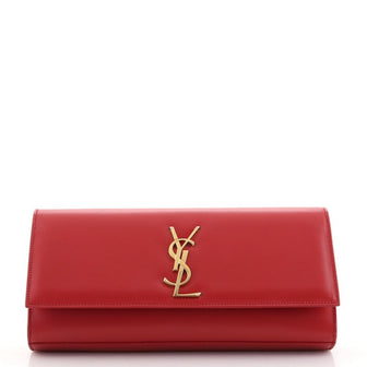 Classic Monogram Clutch Leather Long