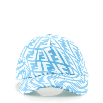 Fendi Baseball Cap Vertigo Printed Coated Cotton